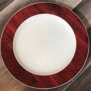 Warren Kimble Barns Chop Plate